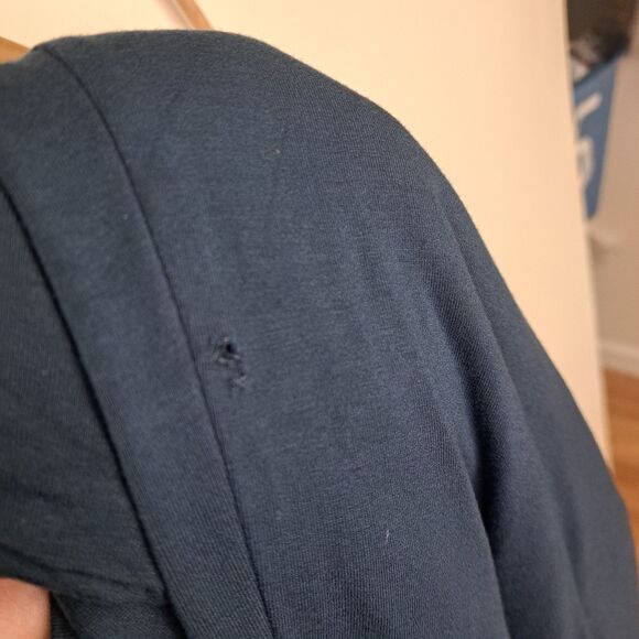 Eloquii Refinery 29 Navy Blue Wrap Tie Waist Jumpsuit Womens Plus 24 Refinery29 - Picture 13 of 13